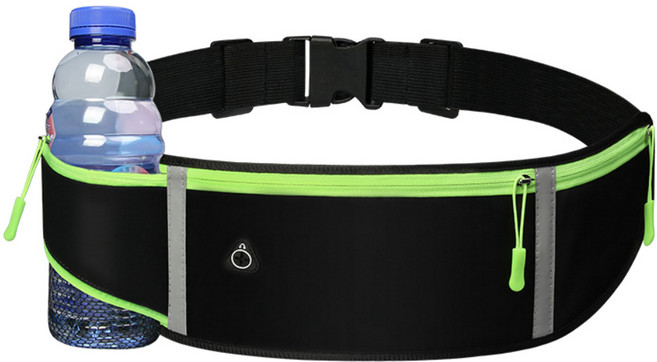 기프템 3포켓 다용도 힙색, 블랙