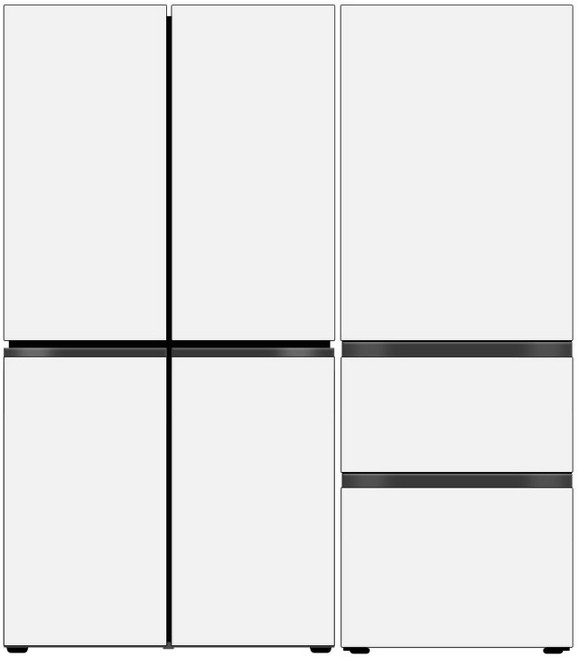 LG 디오스 오브제컬렉션 냉장고 Fit & Max + LG 디오스 오브제컬렉션 김치톡톡 Fit & Max R828MQQ012