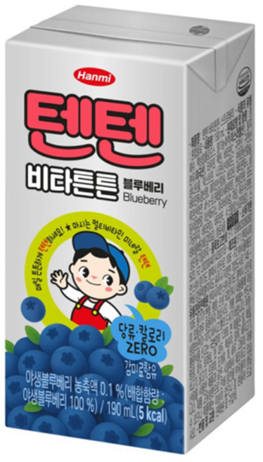 텐텐 비타튼튼 블루베리, 20개, 190ml