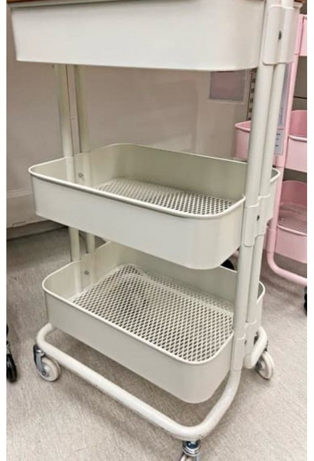 IKEA RASKOG 三層推車 附輪多功能收納架 居家萬用置物車, 黑色推車絕版品 請先詢問有沒有現貨, 3層