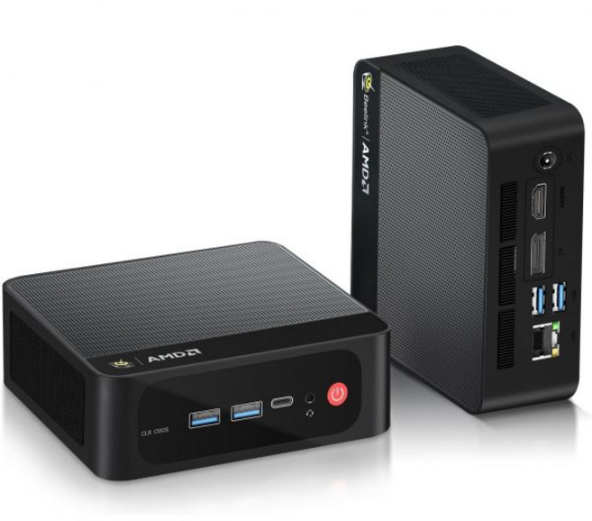 Beelink 비링크 SER5 미니 PC AMD Ryzen 5 5500U 6C 12T 최대 4.0GHz 컴퓨터 32GB DDR4 RAM 500GB M.2 SSD 그래픽 7코어, AMD R7-6800H-32G+1TB