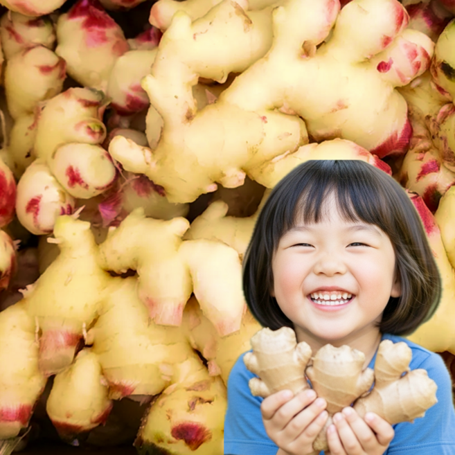 [세척생강] 2025년 영주 햇생강 최상품, 1박스, 10kg (알뜰)