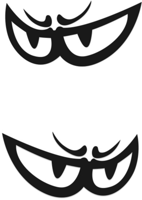 에캄 오토바이 베릭 스티커, 1개, 검정 무광 시트지 M