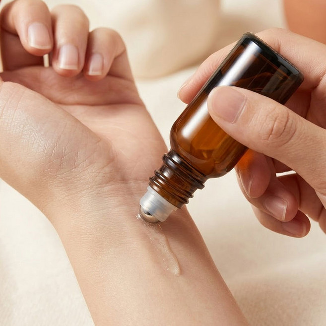 롤링 공병 향수 공방 오일 만들기 휴대용 롤온 소분 미니 유리 병, 1개, 5ml