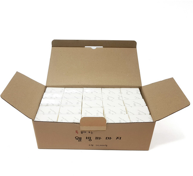 웰빙 파마지 (손목쌈지용) 1박스 뷰티플러스, 10000장(손목쌈지용)