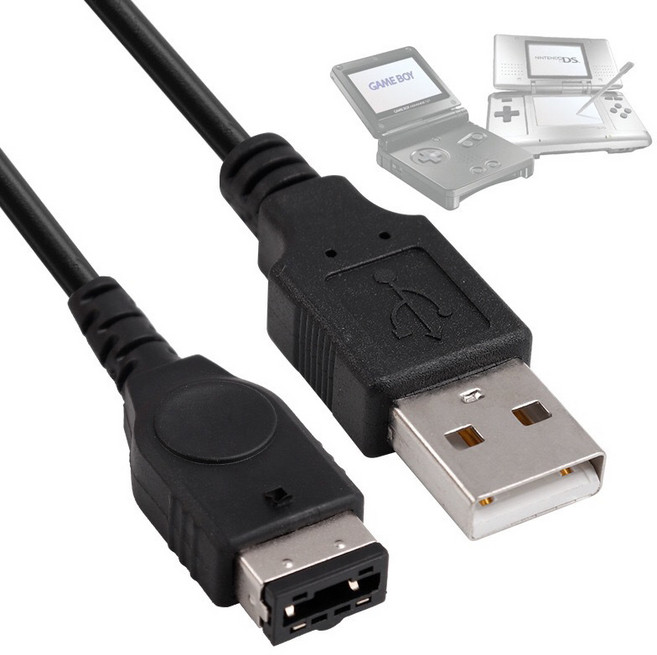 게임보이 어드밴스 GBA SP / GBASP / NDS / USB 충전케이블 1.2M, 1개