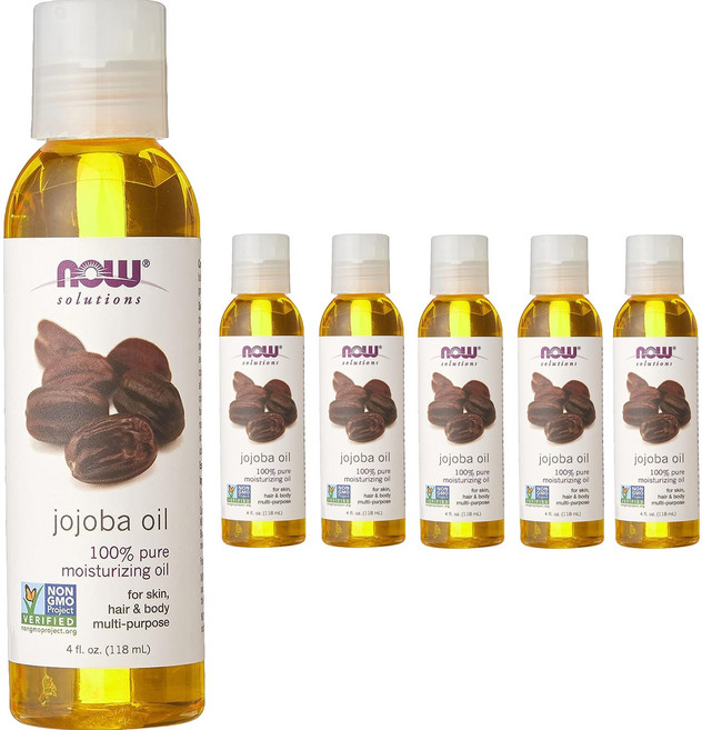 나우푸드 호호바 오일 퓨어 모이스처라이징, 118ml, 6개