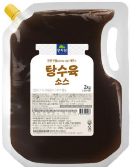 면사랑 탕수육소스, 6개, 2kg