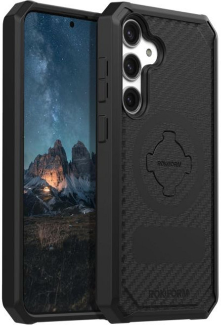Rokform - 갤럭시 S23 울트라 케이스 러기드 시리즈 RockLock 트위스트 잠금 기능이 있는 삼성 보호 커버 드롭 테스트 군용 등급 장갑(블랙)