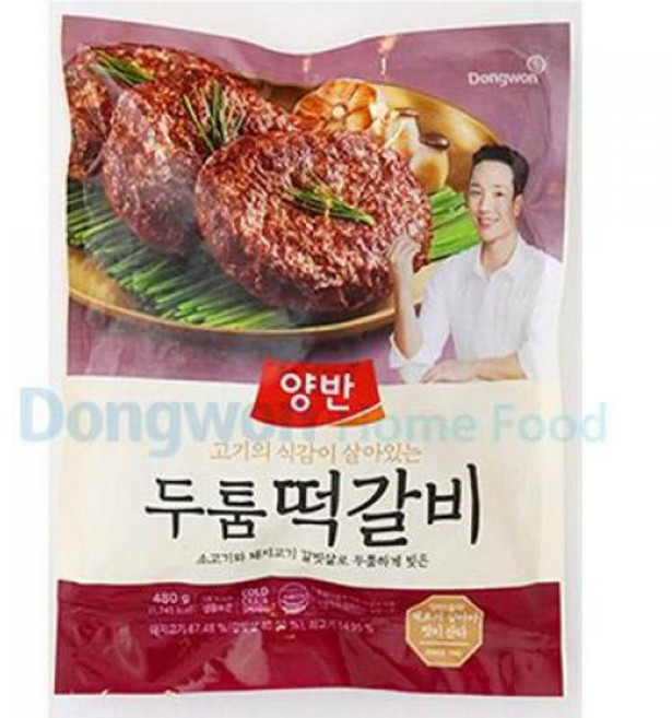 맛있는 동원 양반 두툼 떡갈비 480g, 1개