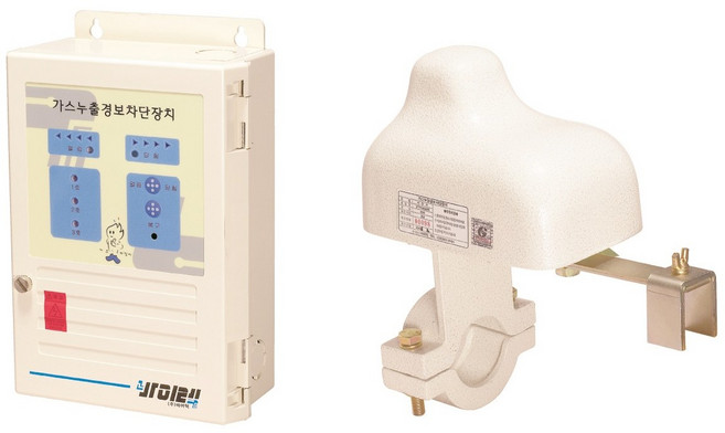 바이텍 공업용 가스누출경보차단장치 3회로 SET, 1개