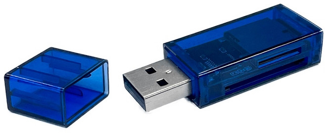 USB 多功能高速 讀卡機 micro SD TF 卡 讀卡器, 1個, USB 單頭讀卡機