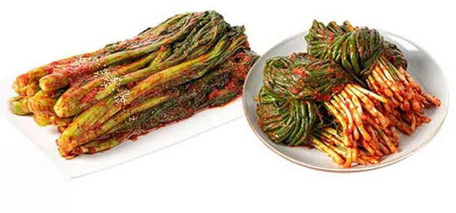 도미솔 맛있는 갓 김치 파 김치, 2개, 1kg