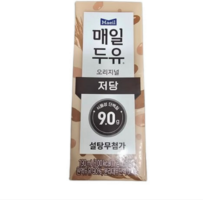 매일두유 오리지널 190ml X 48팩, 48개