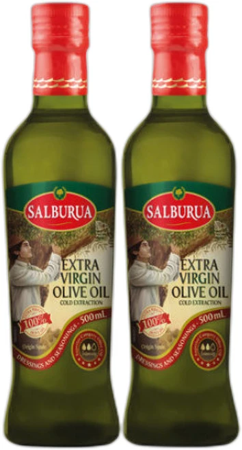 살부루아 엑스트라버진 올리브유 구성 냉압착방식, 2개, 500ml - 쿠팡