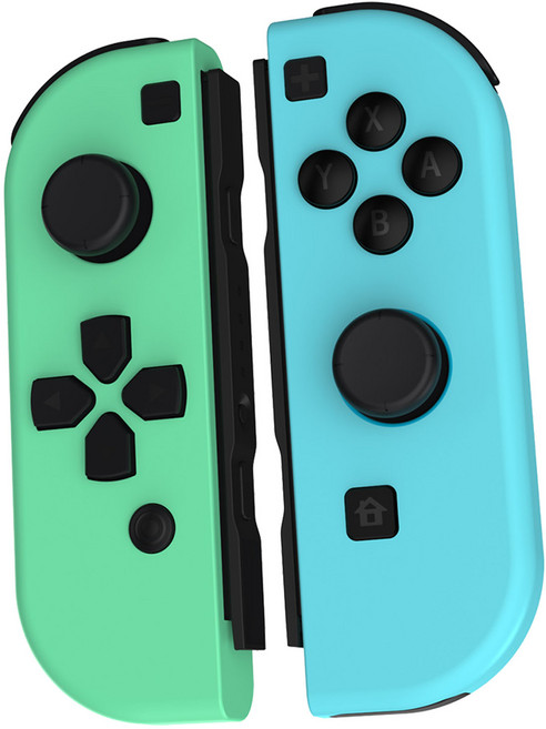 닌텐도 스위치 조이콘 컨트롤러 /완벽호환 /자이로 깨우기 /DOBE /스위치2 호환, 동숲그린, 1개