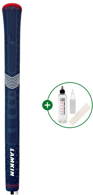 램킨 소나플러스 히어로 블루 지문패턴 남성용 골프그립 LAMKIN, [2311] 소나플러스_블랙 [솔+테 증정]