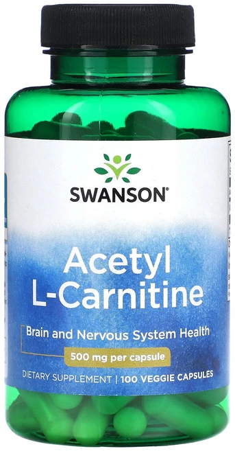 Swanson 아세틸 l-카르니틴 500mg 베지 캡슐 100정, Swanson아세틸l카르니틴500mg베지캡슐100정, 1개 - 쿠팡