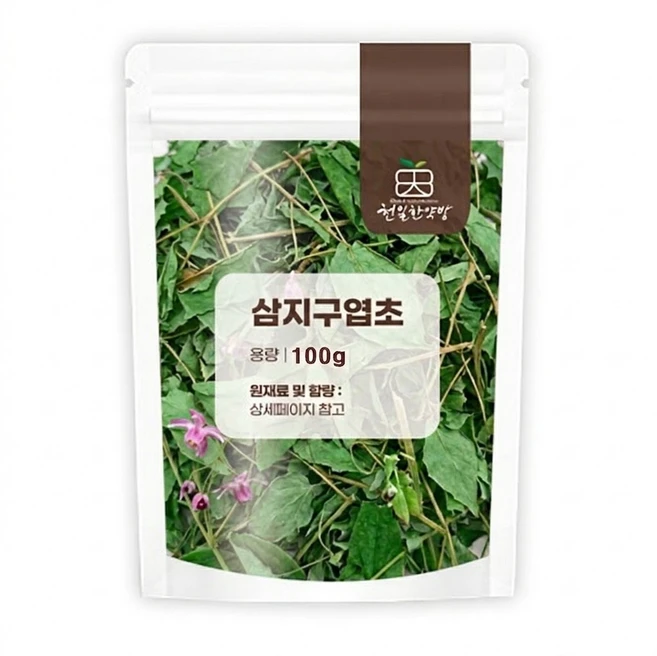 (국내산)음양곽 삼지구엽초 강원도 100g, 1개 - 쿠팡