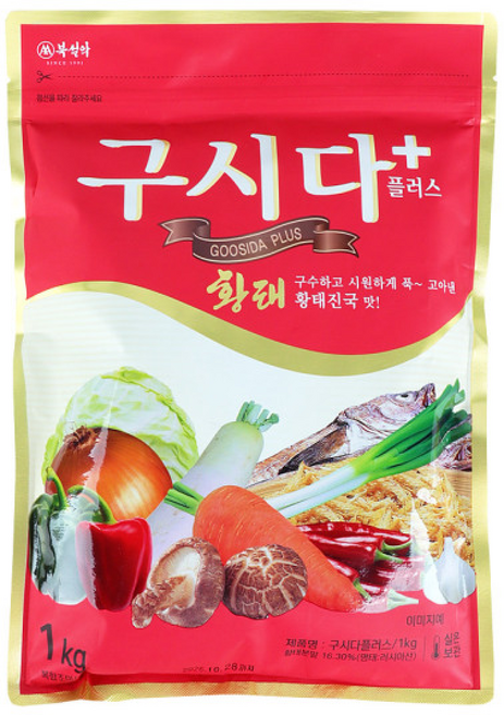 황태 구시다 플러스 1kg/ 만능 분말 육수, 1kg, 1개