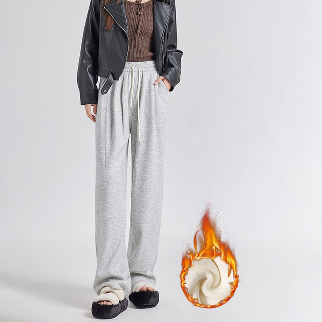 여성 봄 가을 겨울 편안한 슬림일자 스판바지 밴딩팬츠