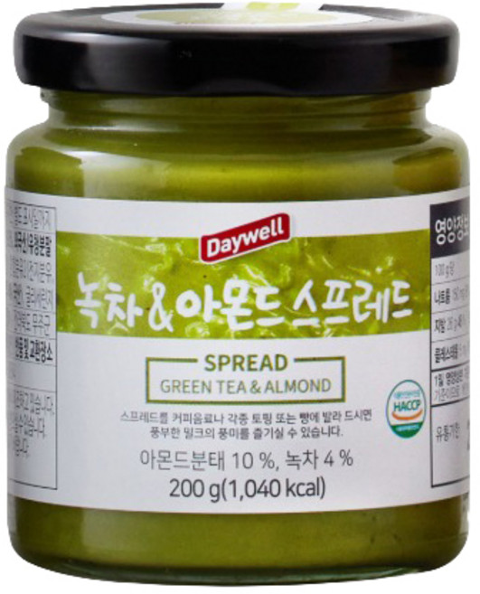 데이웰 녹키 & 아몬드 밀크스프레드, 200g, 2개