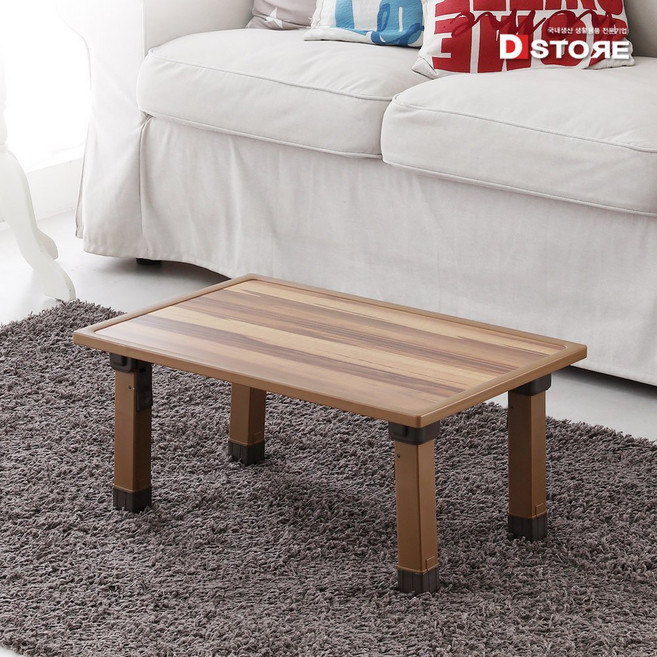 디스토어 국내산 튼튼 접이식 테이블 밥상, 몰딩-2호 (600*400) -대청마루