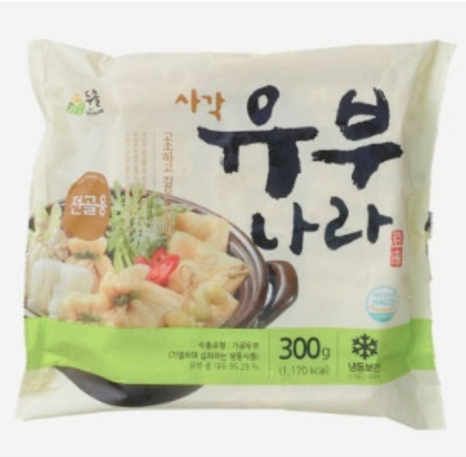 두솔 사각유부, 300g, 1개