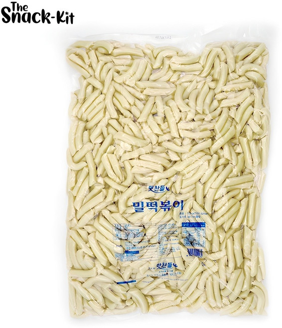 맛찬들 백미 밀떡볶이 소 3kg 말랑이떡 밀떡 떡볶이떡, 1개
