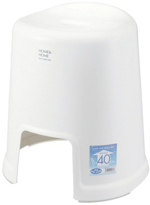 리스 욕실의자 곰팡이 방지 가공 40cm, White