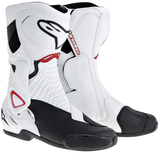 Alpinestars SMX-6 長筒車靴, 1個, SMX6 黑白紅41, 黑白紅