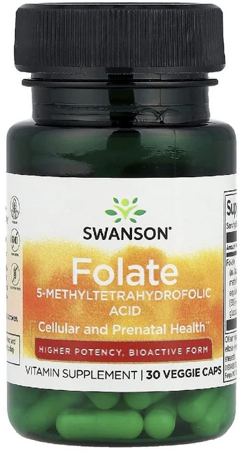 스완슨 엽산 폴레이트 Folate 베지캡슐 30정, 1개 - 쿠팡