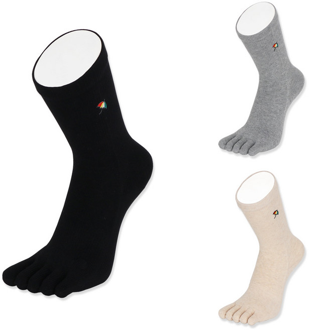 아놀드파마 여성용 기본무지 발가락양말 3켤레