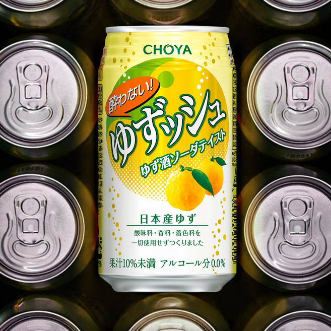 초야 논알콜 요와나이 유즈슈, 350ml, 24개