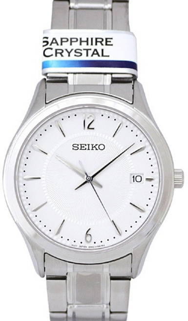 세이코 임포트 모델 SEIKO IMPORT SUR417P1 쿼츠 SS 브레스 100 M실버 맨즈 160400