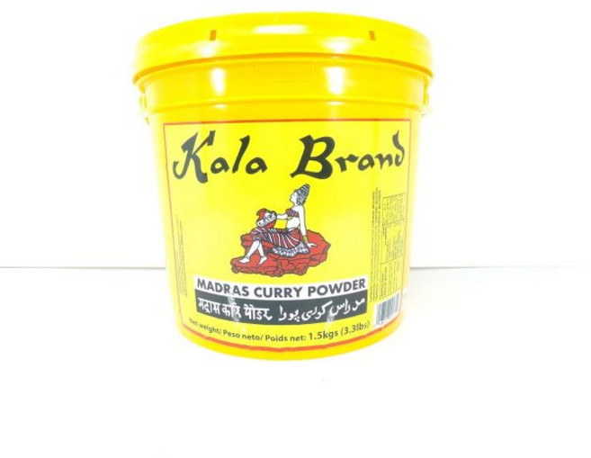 Kala Brand 커리 카레 칼라 브랜드 마드라스 가루 튜브 3.3파운드, Kala Brand 커리 카레 칼라 브랜드 마드라스 가, 1.5kg