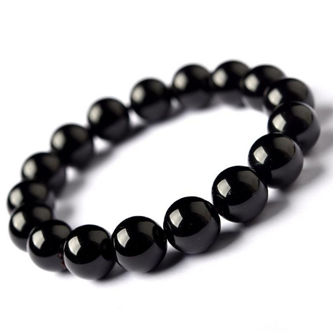 오닉스 원석 팔찌 호안석 원석팔찌 나쁜기운을 막아주는 원석 염주팔찌