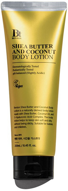 벤튼 시어버터 앤 코코넛 바디로션, 250ml, 1개
