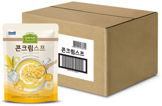 상하키친 콘크림 스프 150g x 16, 16개