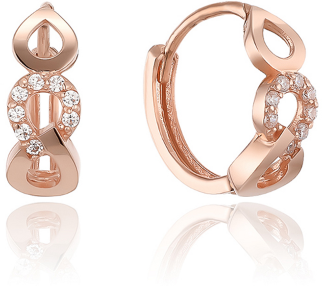 로이드 여성용 엔드리스 원터치 14k 귀걸이 LOFM2019G