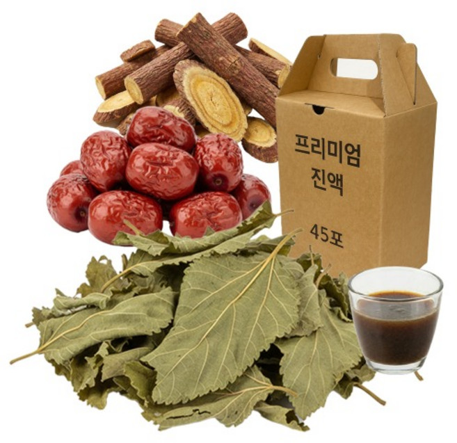 뽕잎 진액 엑기스 국산 원료 100% 선물세트, 45개, 110ml