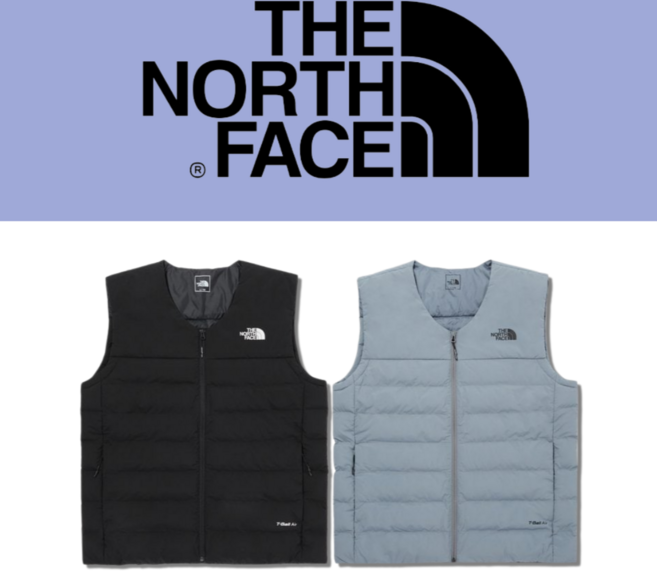 국내매장 정품(백화점) 노스페이스 패딩조끼 남자 경량패딩베스트 직장인 간절기