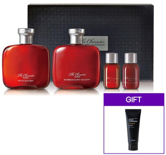 더캐릭터 2종 기획세트+ 오일컨트롤앤수딩 폼클렌저100ml, 없음