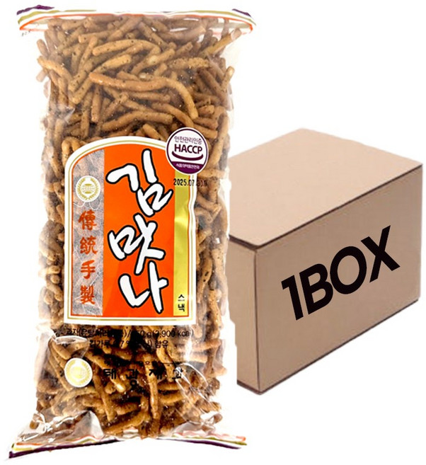 태광제과 옛날과자 김맛나750gx6개(1BOX), 6개, 750g