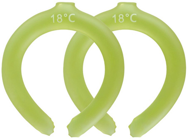 딥톡 아이스 넥쿨러 쿨링스카프 DT0087, 그린, 2개