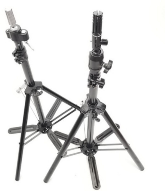 미용 발판 삼각대 가발 마네킹 헤어 스탠드 홀더, A타입:발판 삼각대, 1개