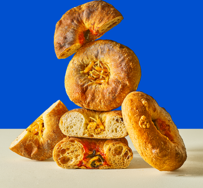 [든든 식사빵] 저당 고단백 포카치아 토마토바질, 8개, 90g