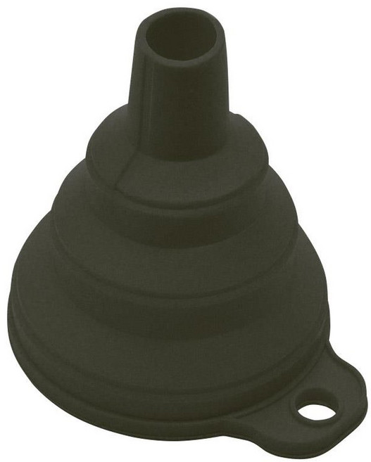 엔진 깔때기 자동차 범용 실리콘 액체 와셔 유체 변경 접이식 휴대용 오일 가솔린, black, 1개