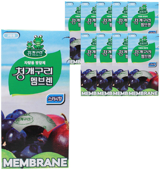 청개구리 멤브렌 방향제 스카시 x10개, 10개, 스카시향
