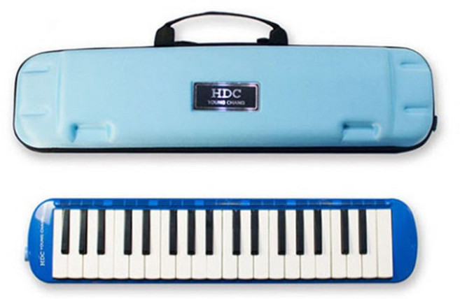 HDC영창 EVA케이스 고급멜로디언 블루 YM-E37B, 단품, 1개